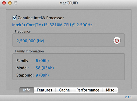 mac-CPUID-info